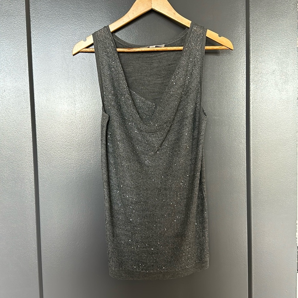 Sequined work top. Loft. Small.